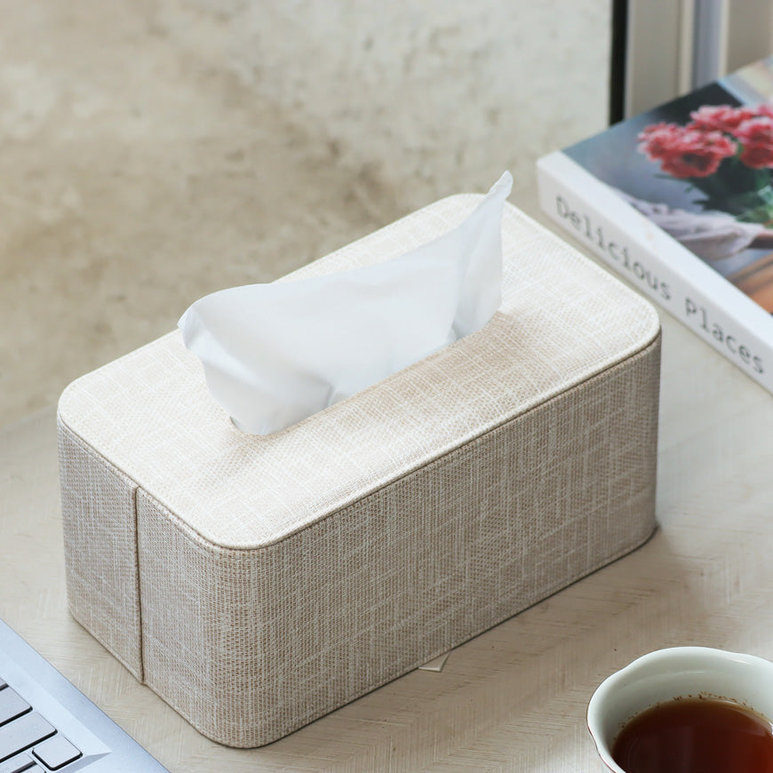 Monte High Tissue Box Holder - Greige