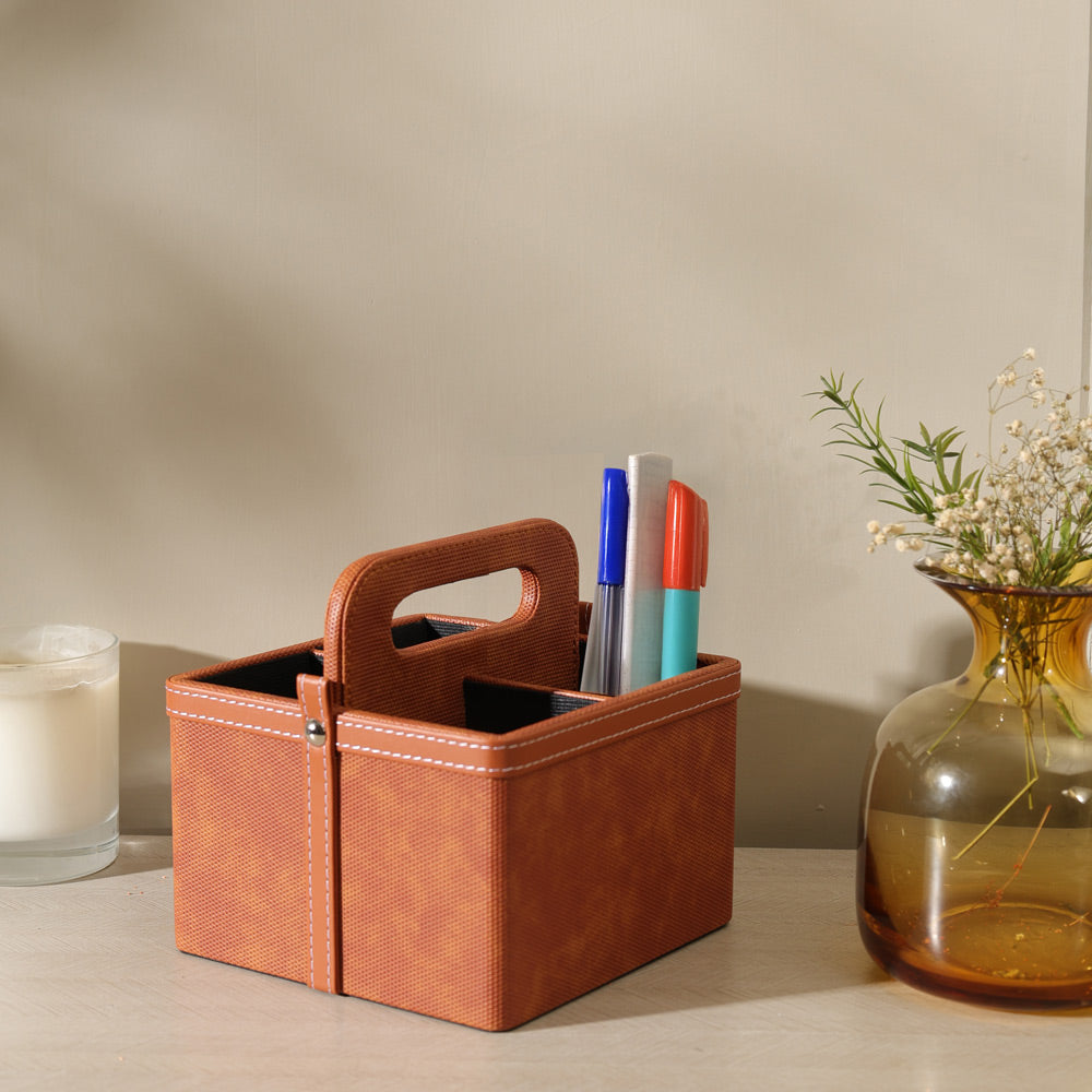 Devon Storage Caddy - Umber