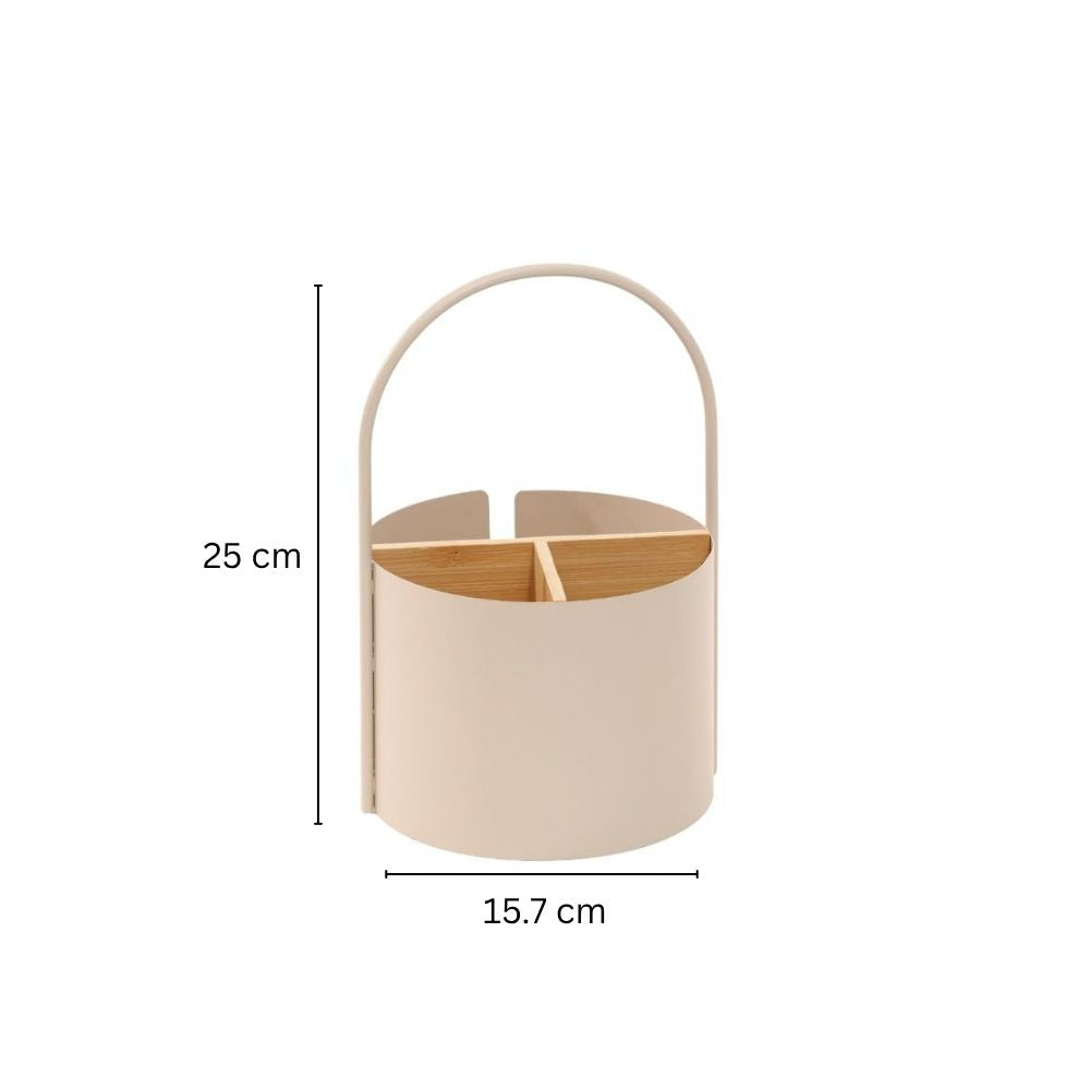 Muro Utensil Drainer and Holder - Taupe Natural