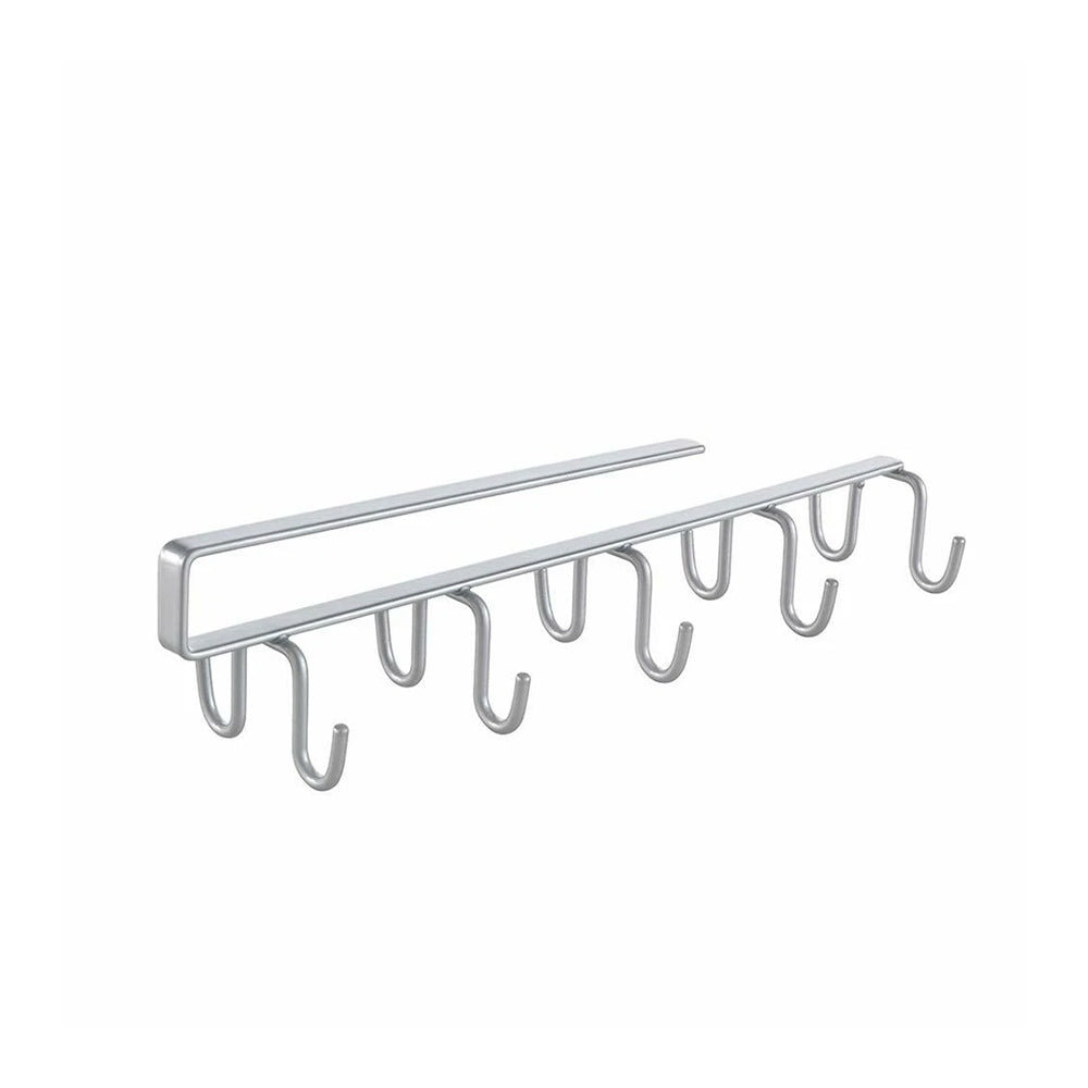My-Hooks Undershelf Multi Hooks - Polytherm Silver