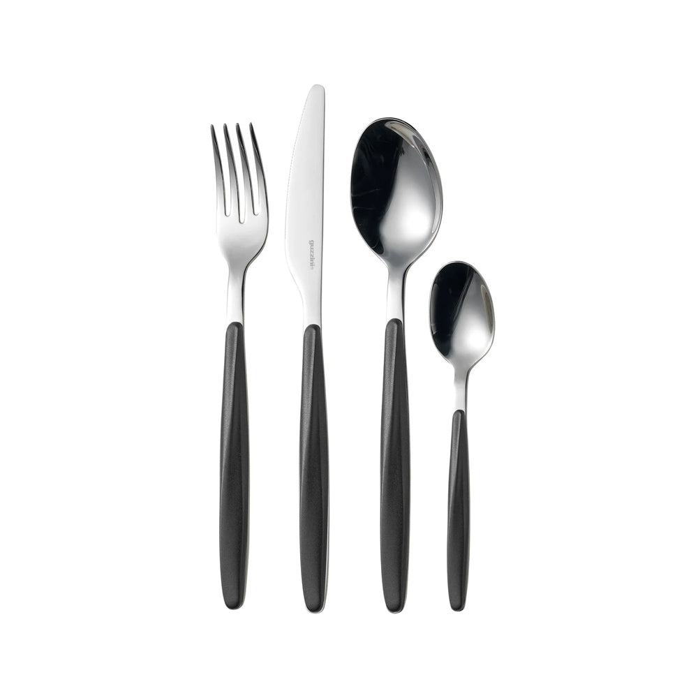 My Fusion 24-Piece Cutlery Set - Black