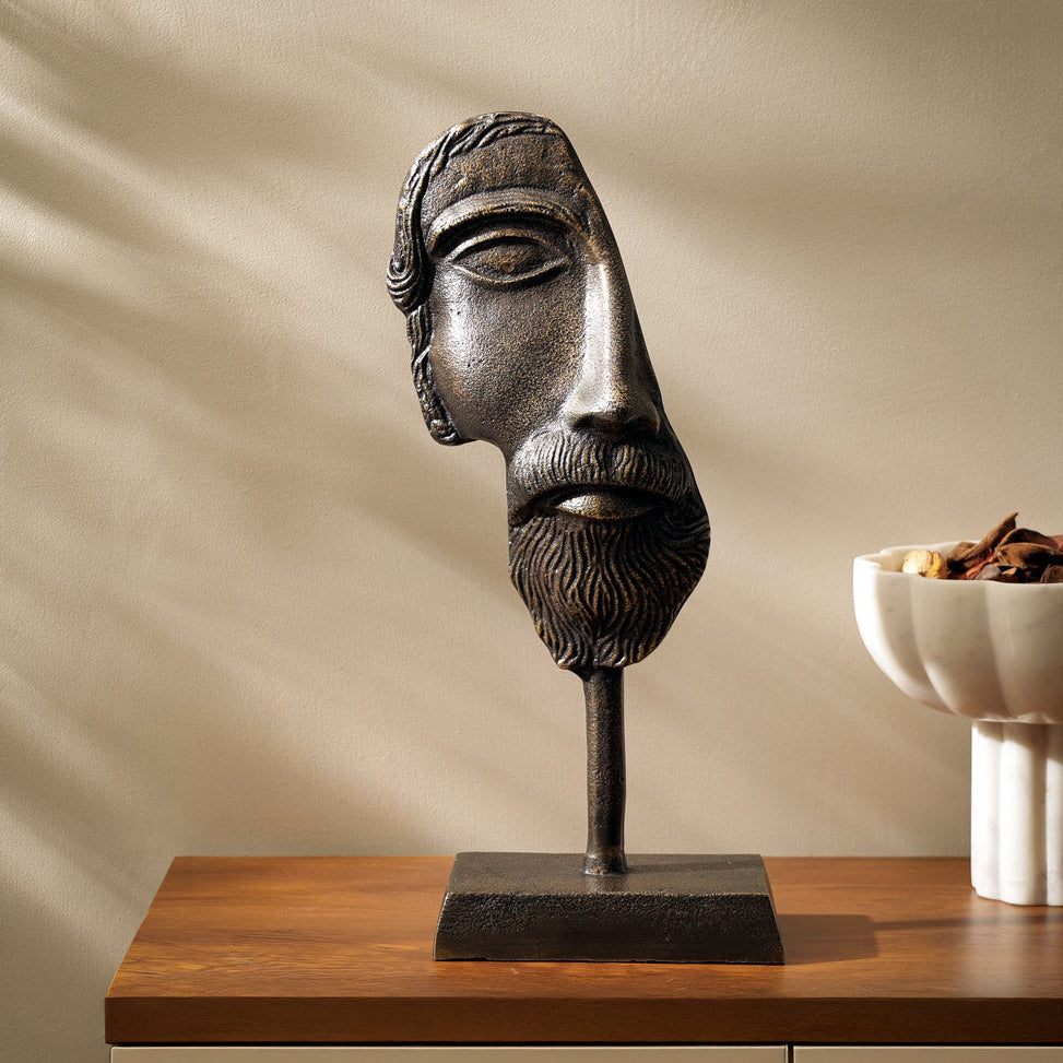 Mythos Metal Sculpture Large -  Vintage Black