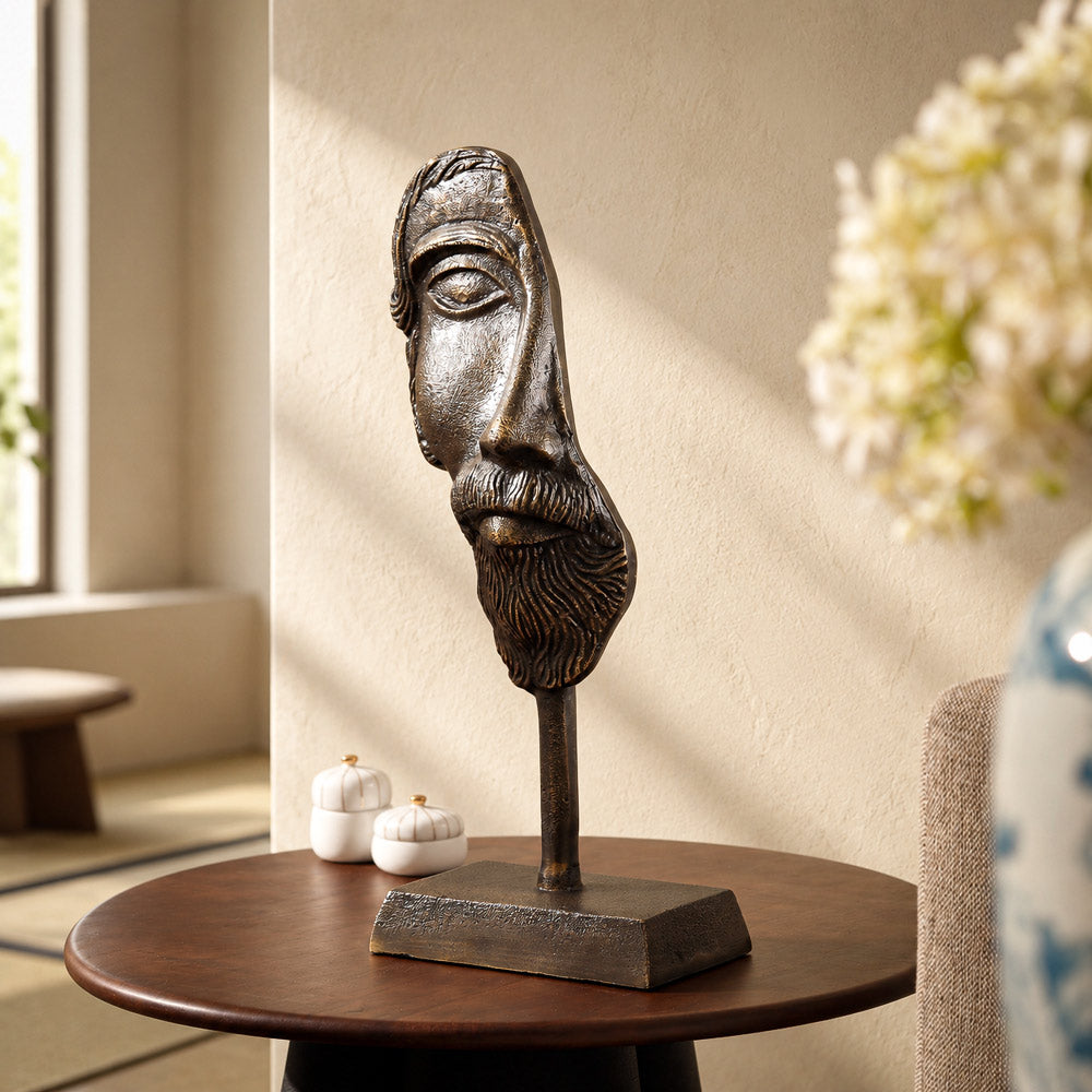 Mythos Metal Sculpture Large -  Vintage Black