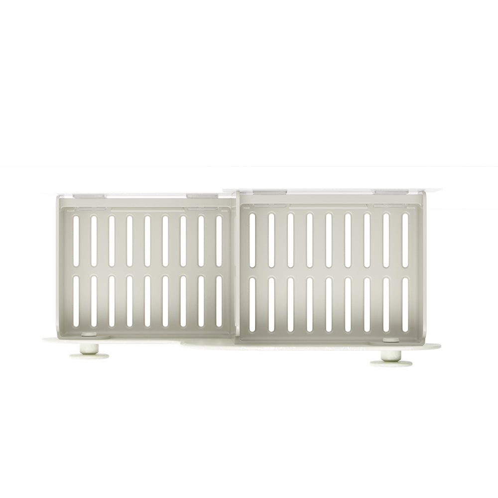 Nami Adhesive Shower Bins, Set of 2 - Ocean Sand