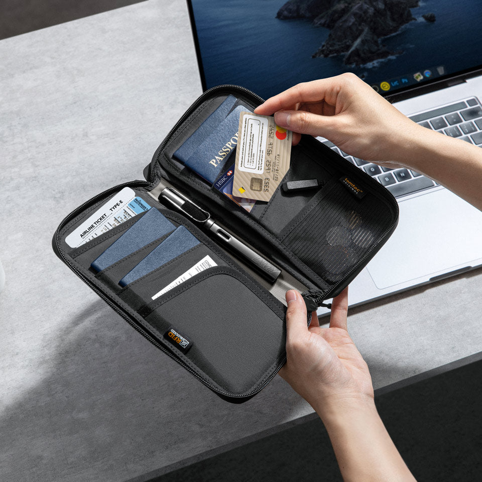 Navigator Passport Holder - Grey