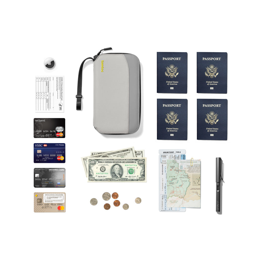 Navigator Passport Holder - Grey