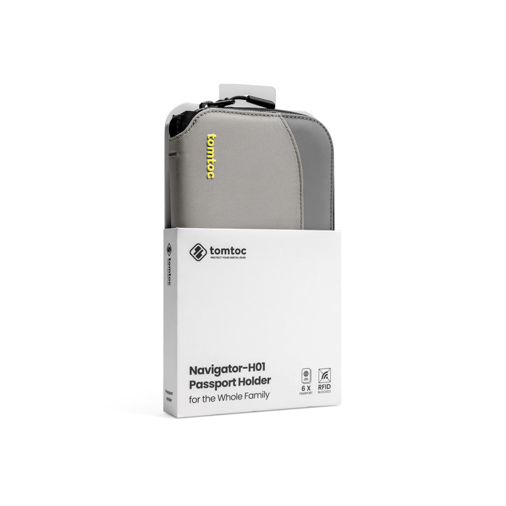 Navigator Passport Holder - Grey