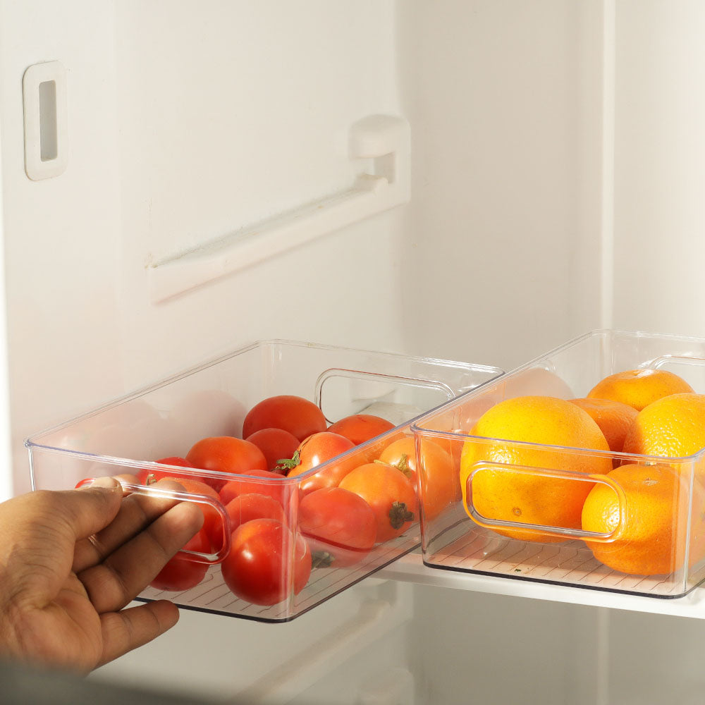 Nest Fridge Bins Medium, Set of 6 - Clear