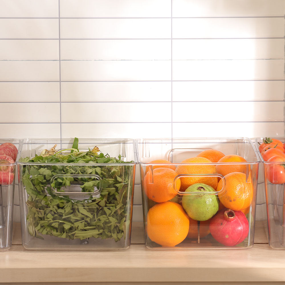 Nest Fridge Bins Large, Set of 4 - Clear