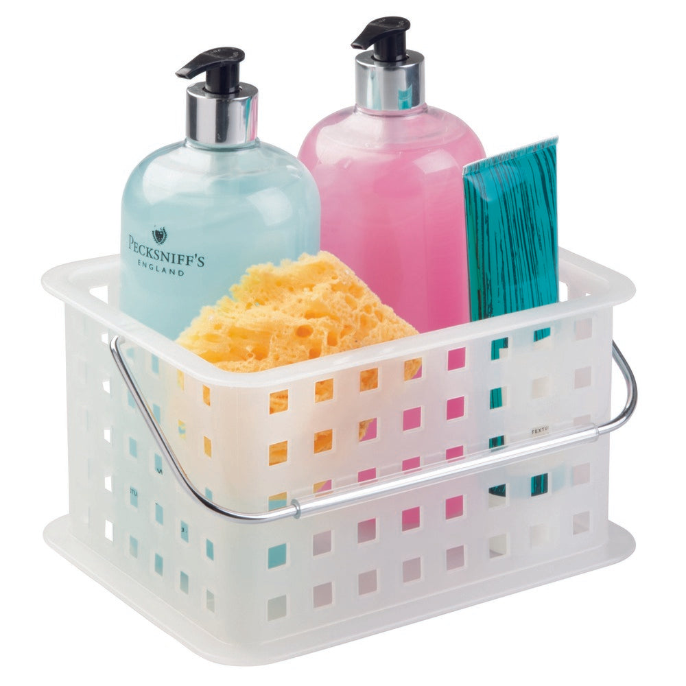 Netted Storage Basket With Handle Small