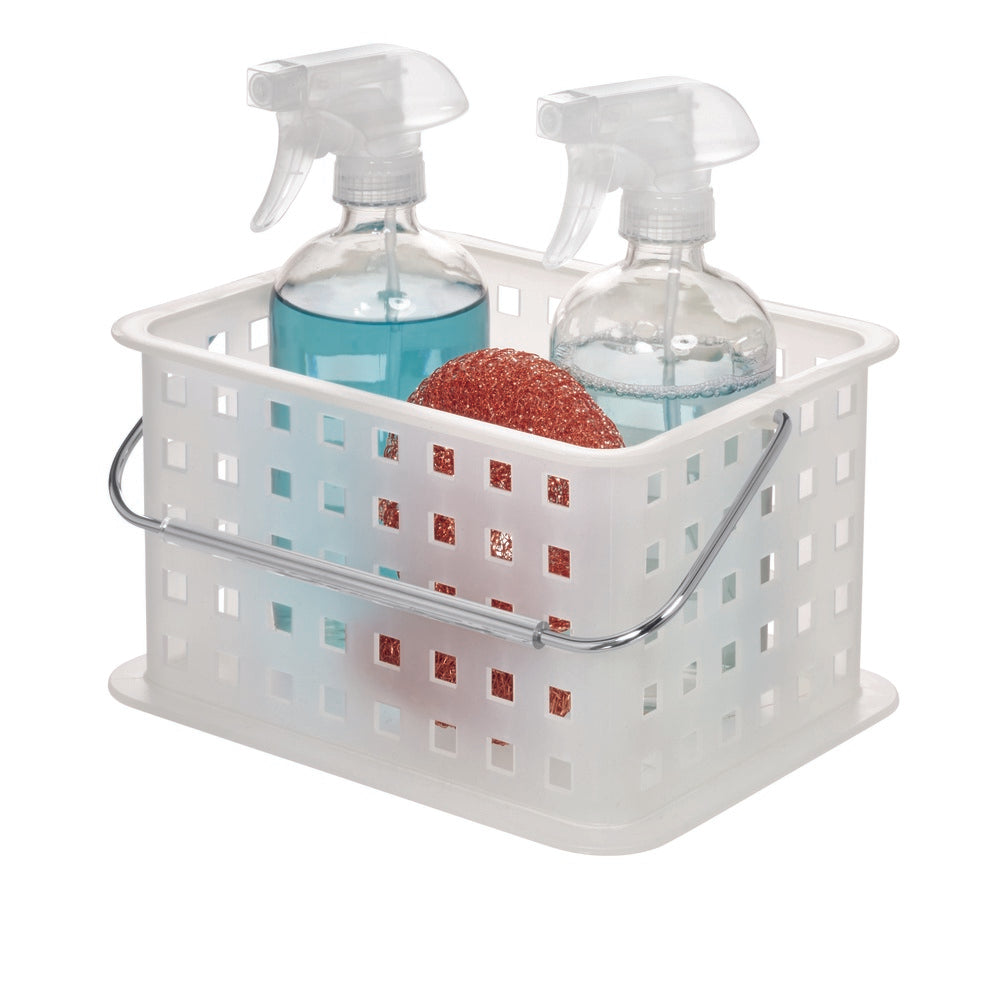 Netted Storage Basket With Handle Small