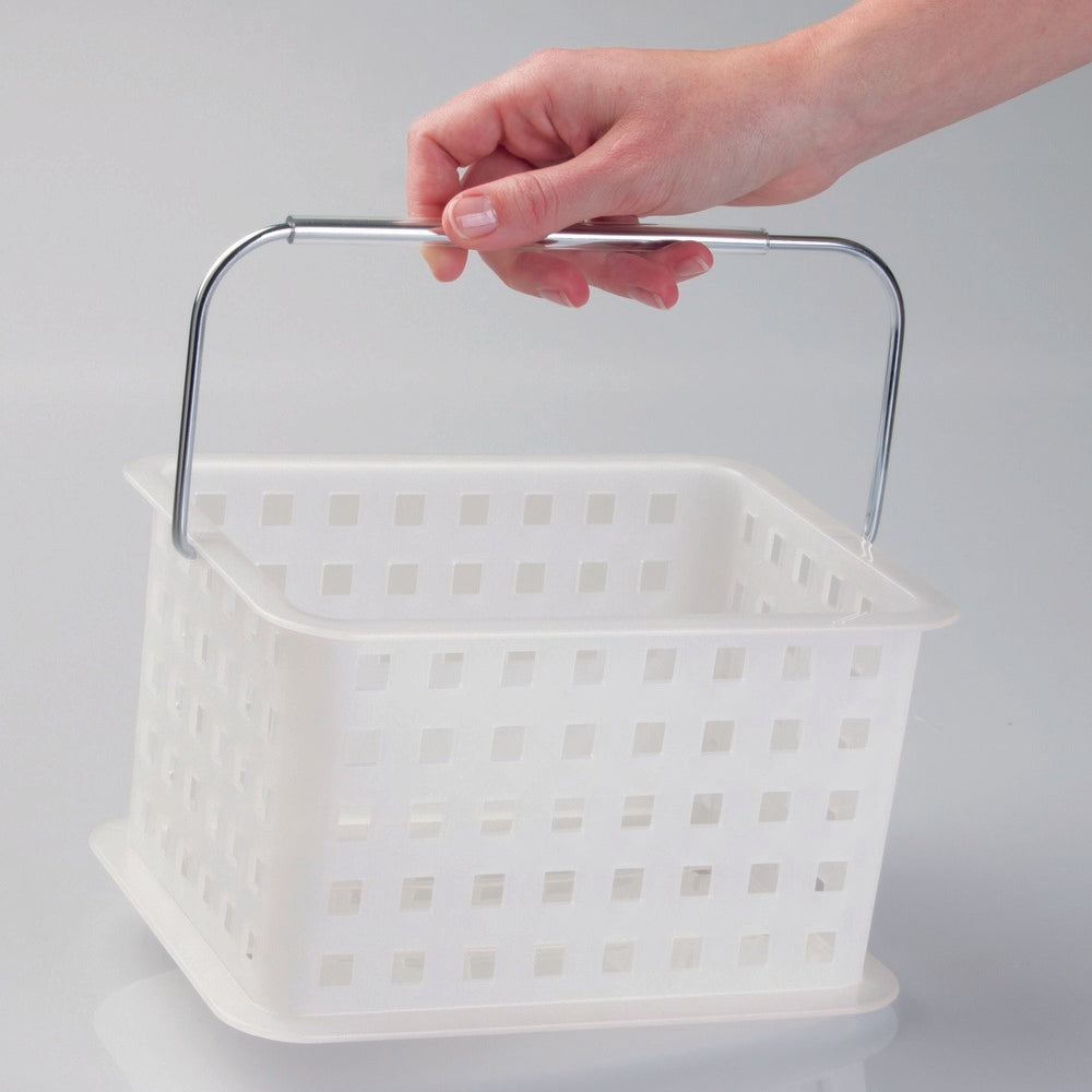 Netted Storage Basket With Handle Small