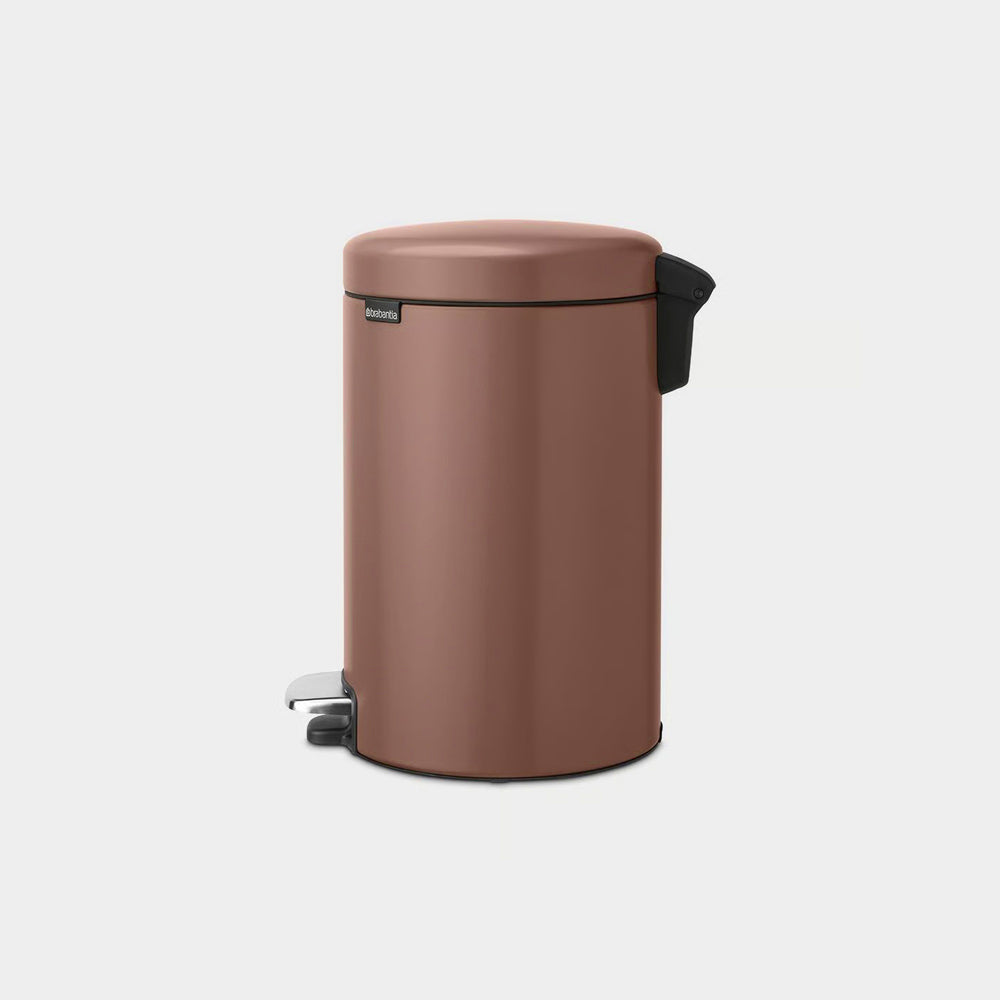NewIcon Premium Pedal Bin 12L - Satin Taupe