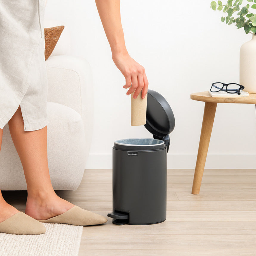 NewIcon Pedal Bin 3L - Confident Grey