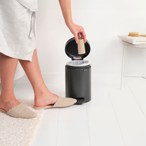 NewIcon Pedal Bin 3L - Confident Grey