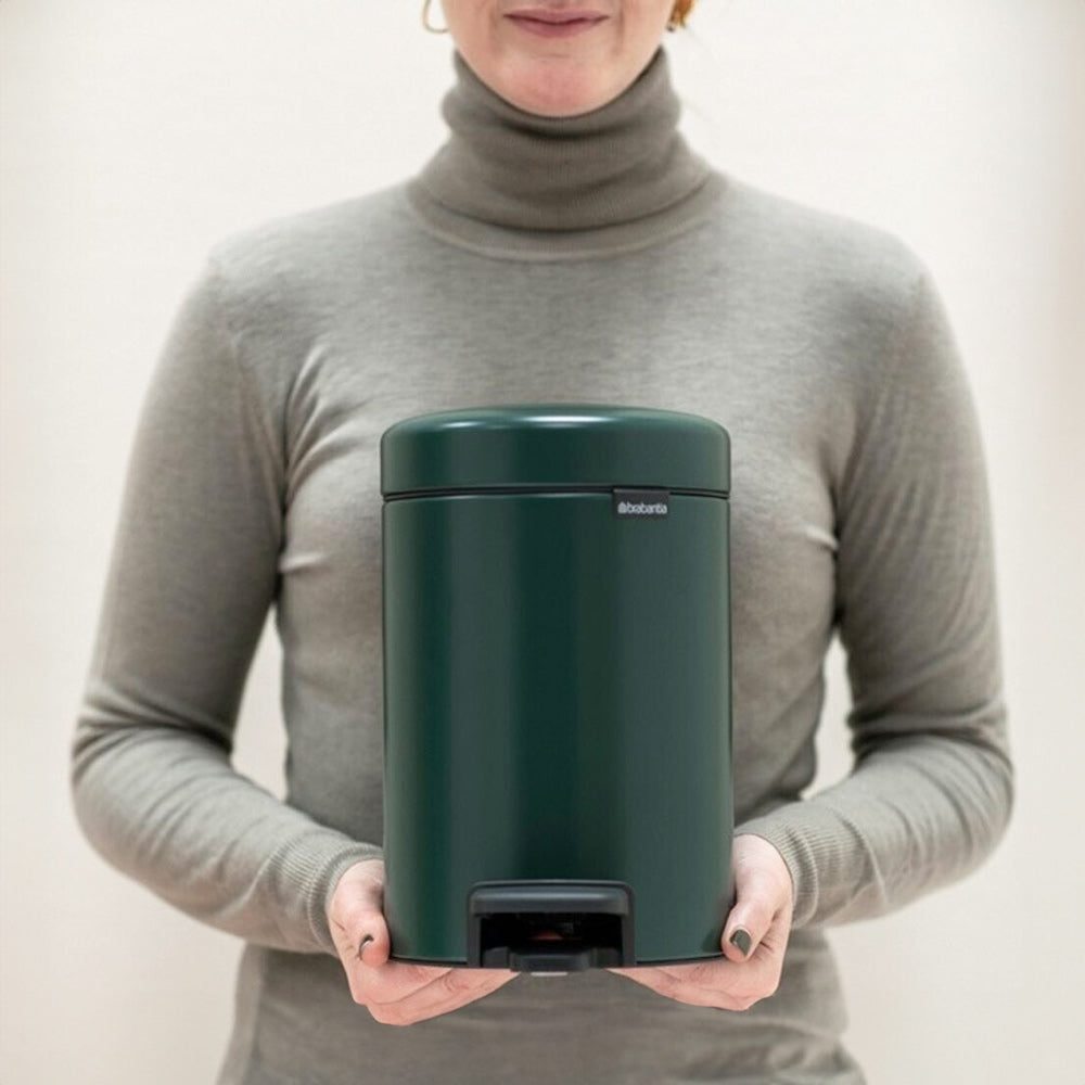NewIcon Pedal Bin 3L - Pine Green