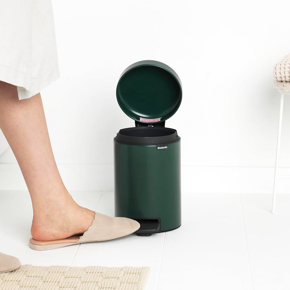 NewIcon Pedal Bin 3L - Pine Green