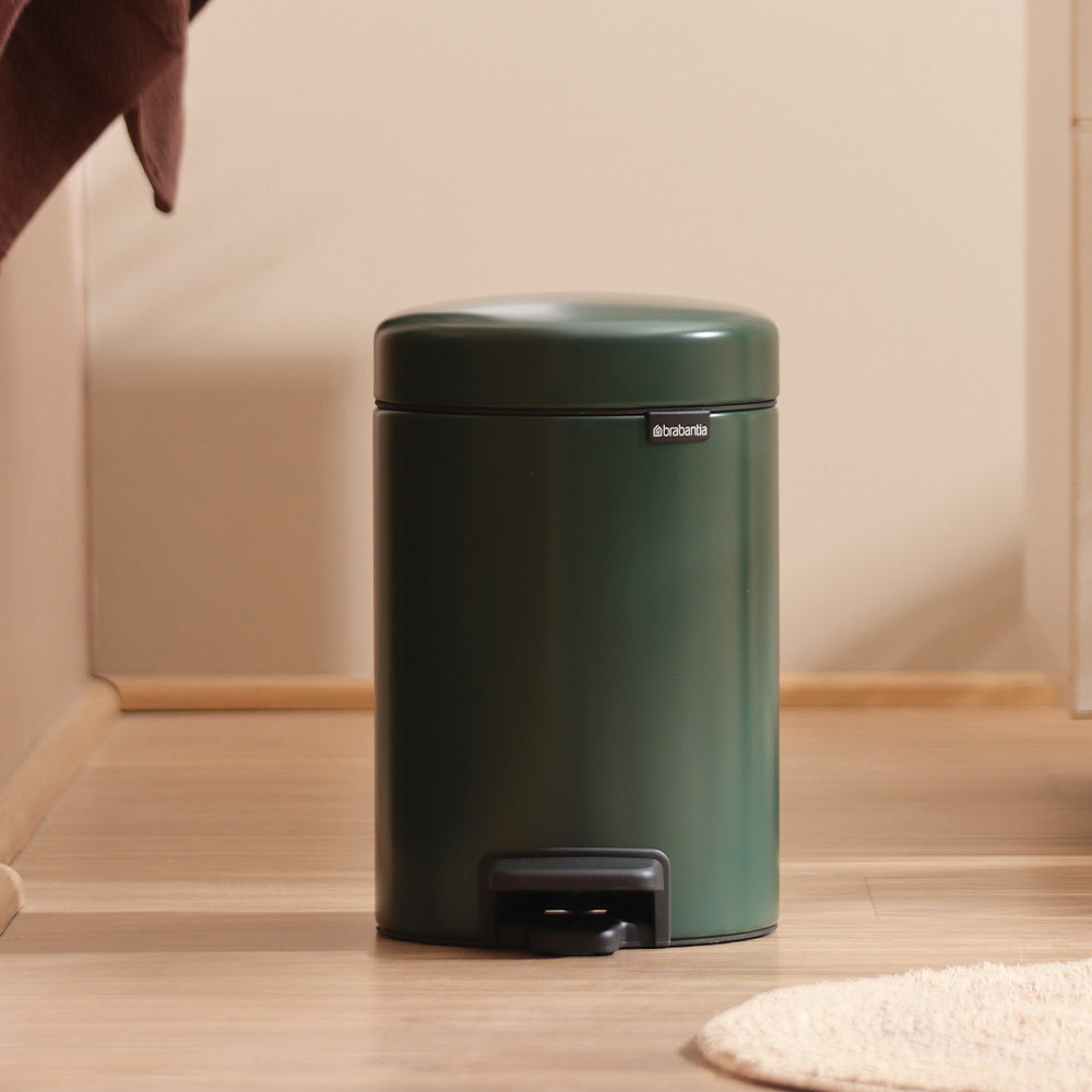 NewIcon Pedal Bin 3L - Pine Green