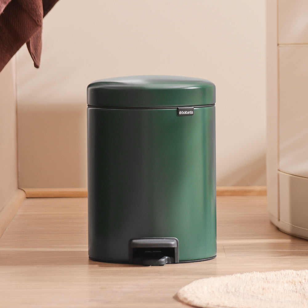NewIcon Pedal Bin 5L - Pine Green