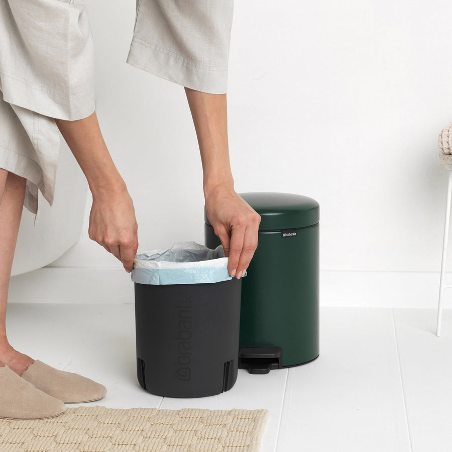 NewIcon Pedal Bin 5L - Pine Green