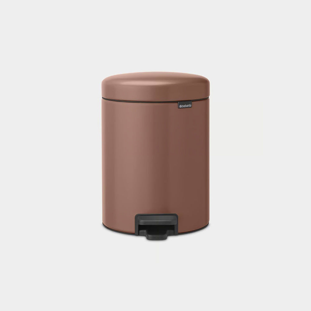 NewIcon Premium Pedal Bin 5L - Satin Taupe