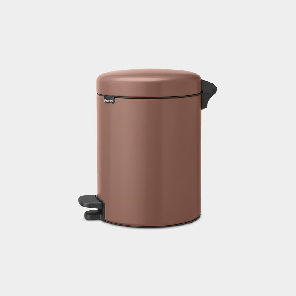 NewIcon Premium Pedal Bin 5L - Satin Taupe
