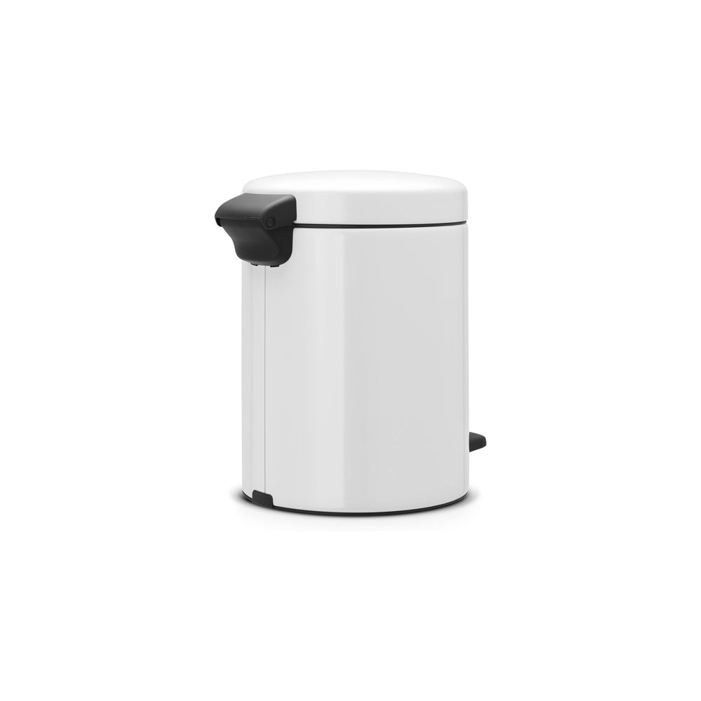 NewIcon Pedal Bin 5L - White