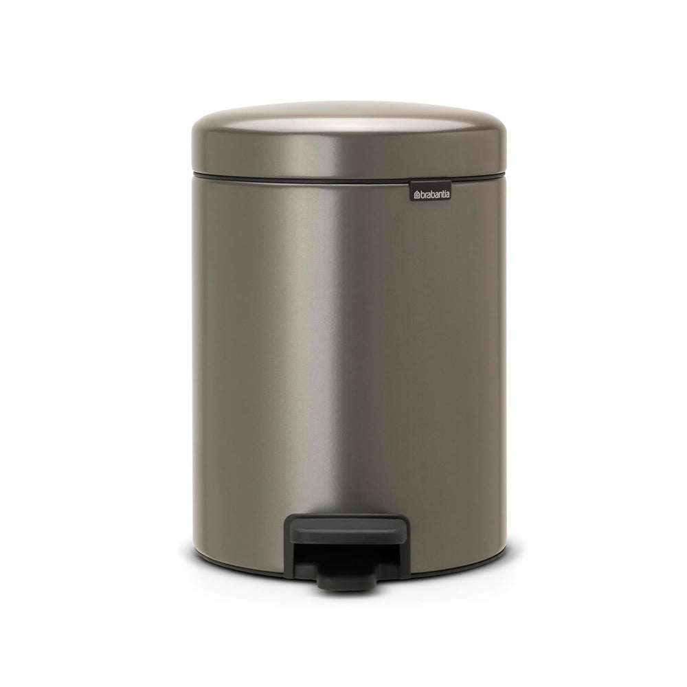 NewIcon Pedal Bin 5L - Platinum Grey