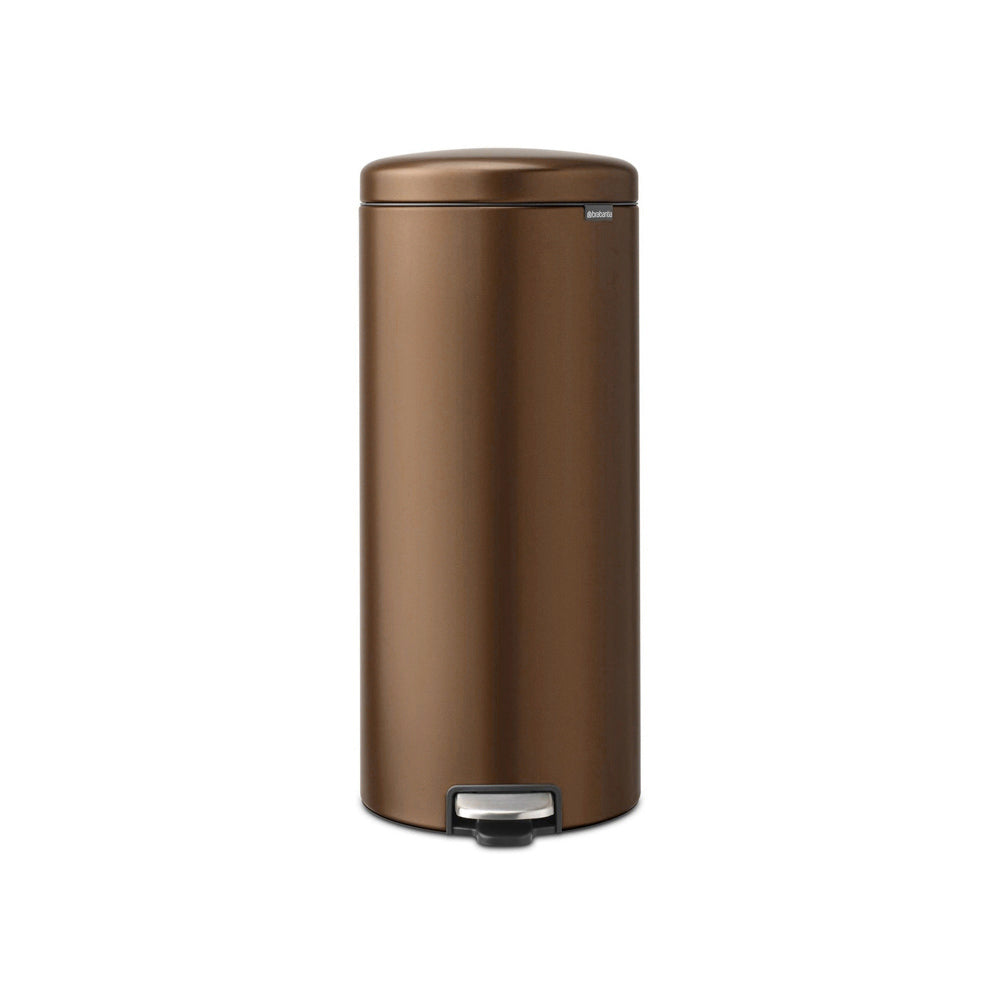NewIcon Premium Pedal Bin 30L - Warm Bronze