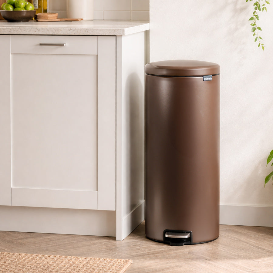 NewIcon Premium Pedal Bin 30L - Warm Bronze