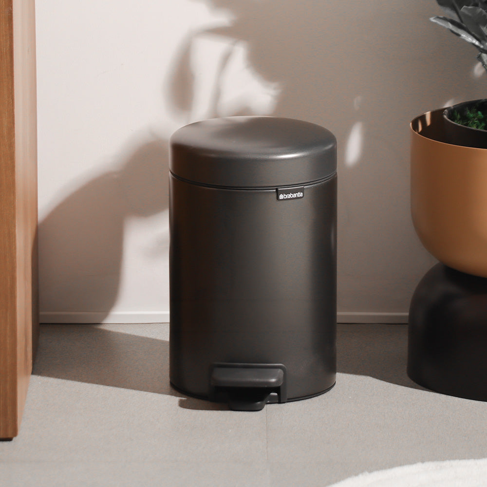 NewIcon Pedal Bin 3L - Confident Grey
