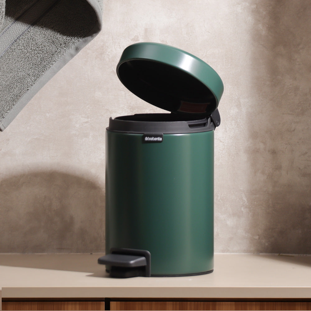 NewIcon Pedal Bin 3L - Pine Green