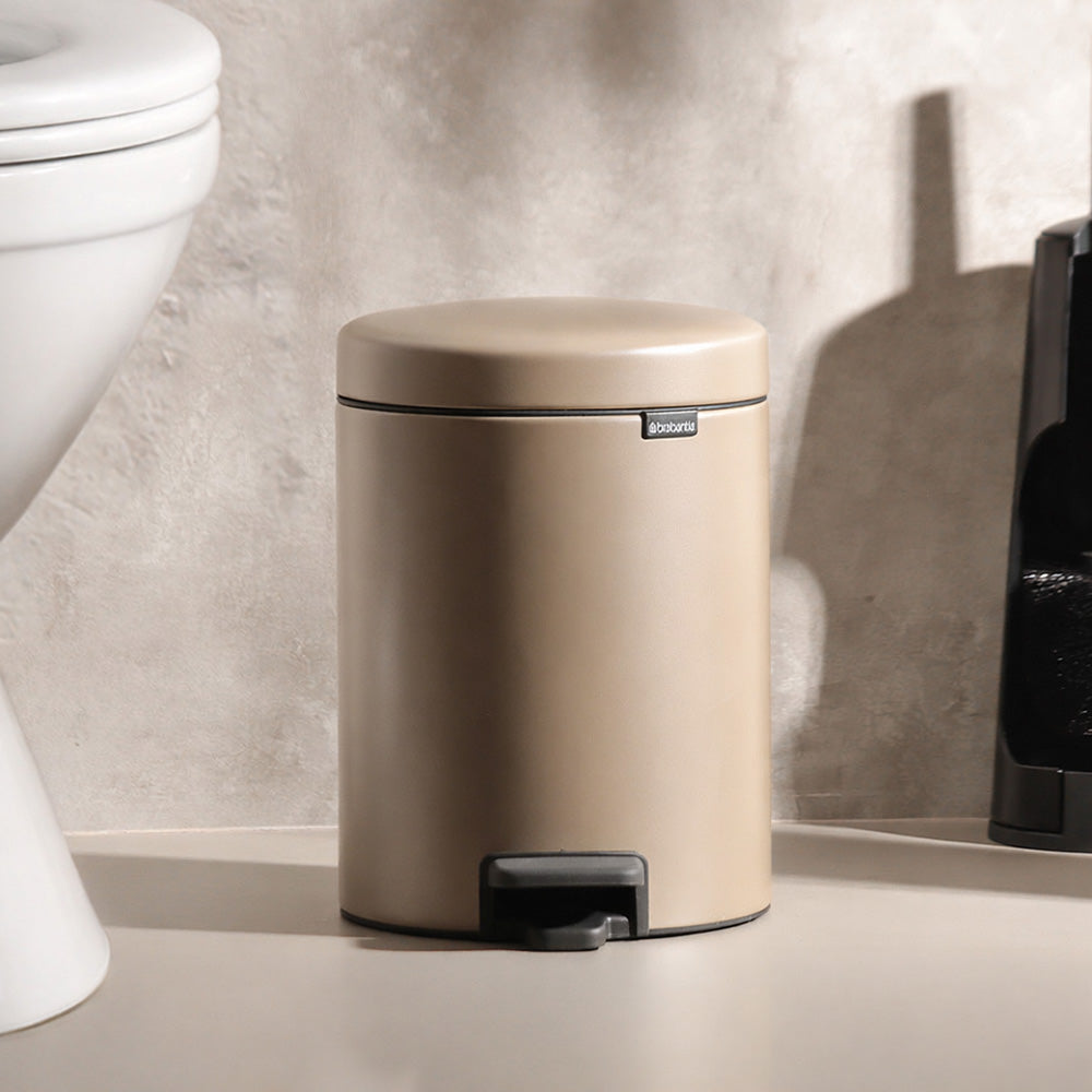 NewIcon Pedal Bin 5L - Metallic Gold