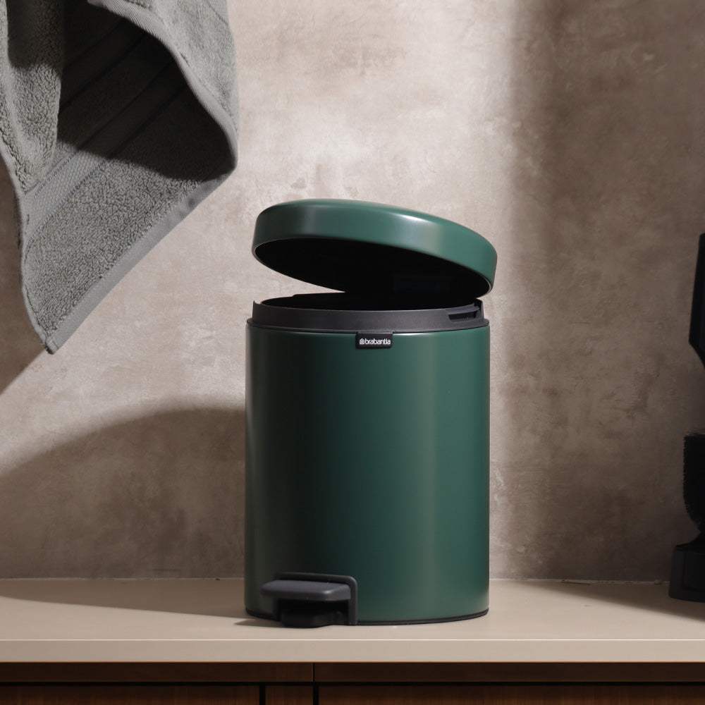 NewIcon Pedal Bin 5L - Pine Green