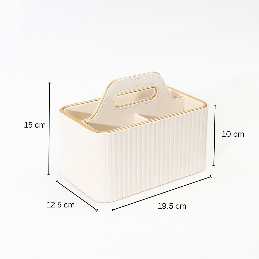 Columns Storage Caddy - Ivory