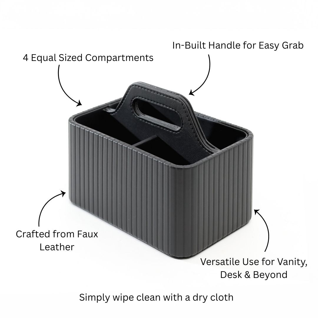 Columns Storage Caddy - Black