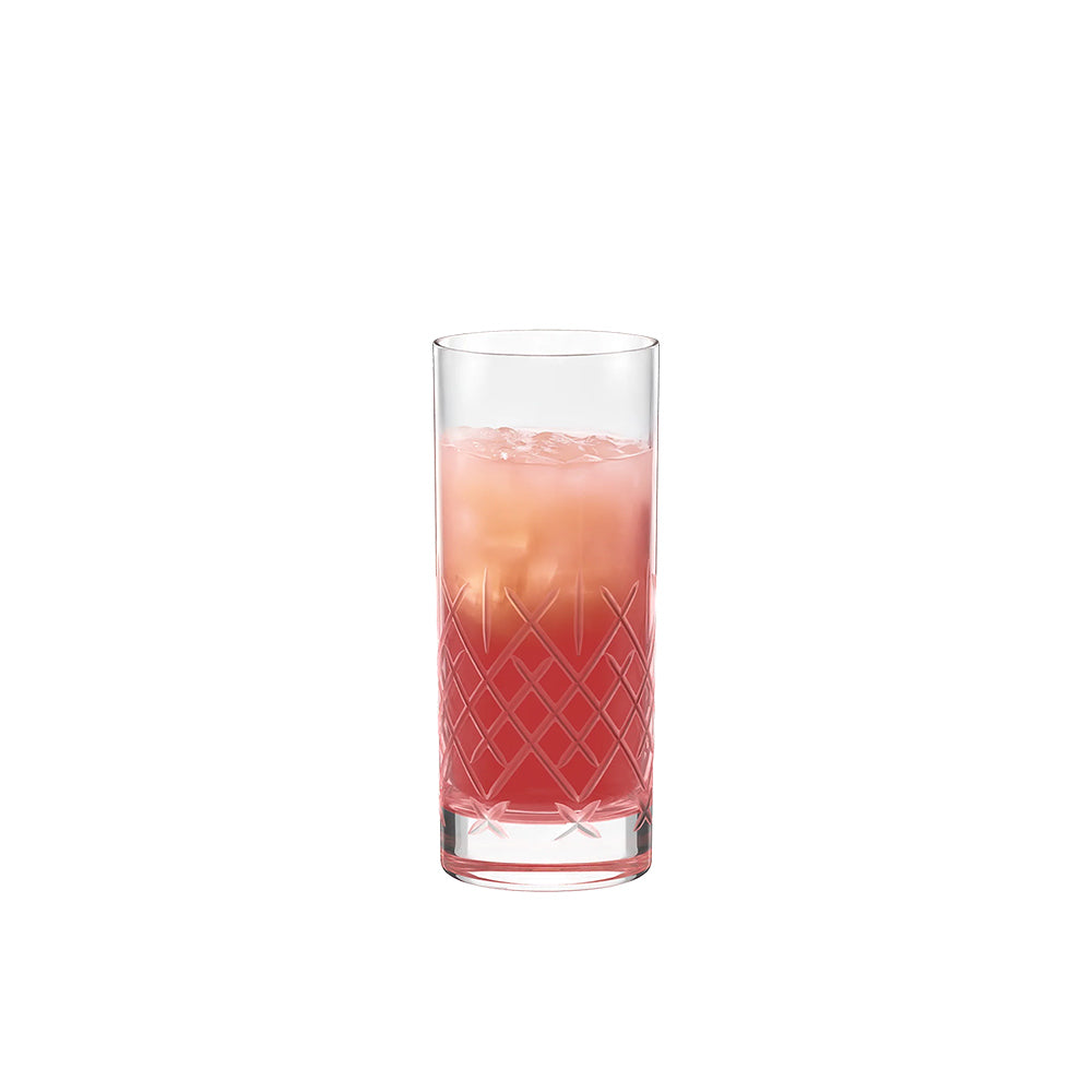 New York Club Long Drink Glasses 380ml, Set of 6