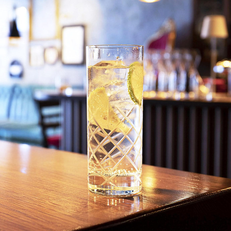 New York Club Long Drink Glasses 380ml, Set of 6