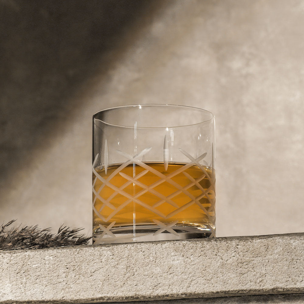 New York Club Whiskey Tumblers 320ml, Set of 6