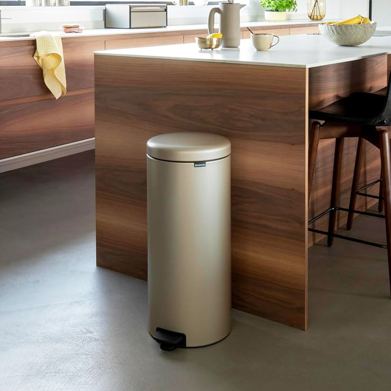NewIcon Pedal Bin 30L - Metallic Gold
