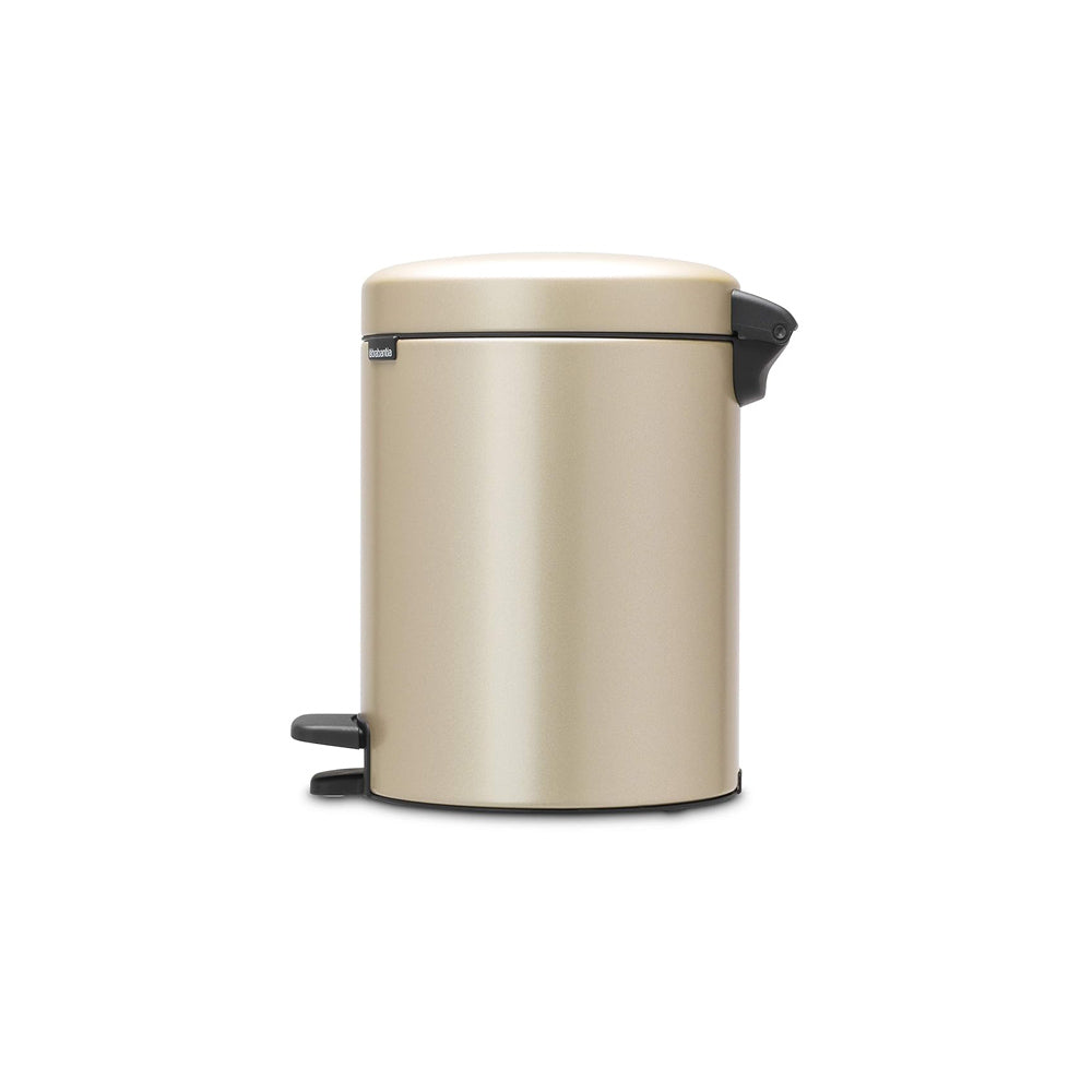 NewIcon Pedal Bin 5L - Metallic Gold