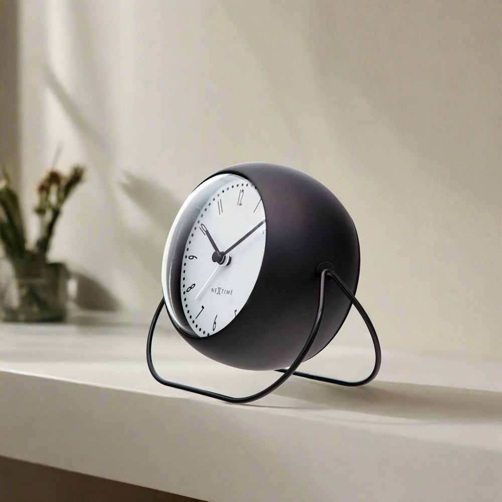 Bubble Alarm Clock - Black