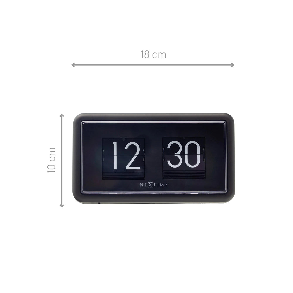 Classic Flip Clock - Black Black