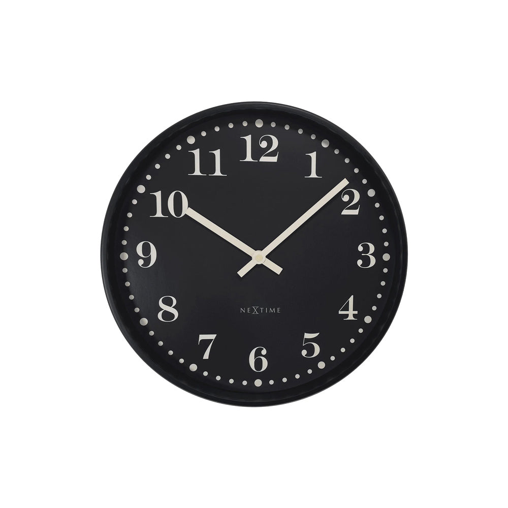 Dickens Wall Clock 30cm - Black