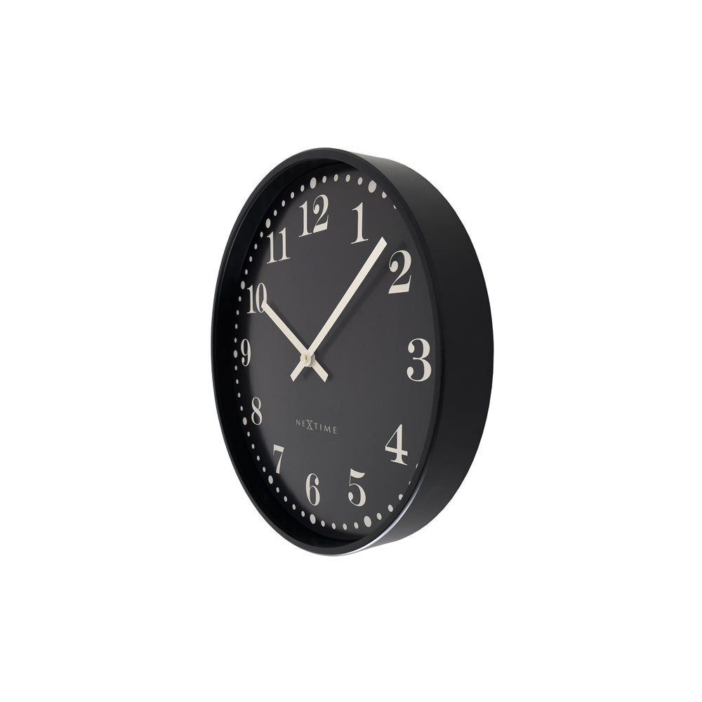 Dickens Wall Clock 30cm - Black