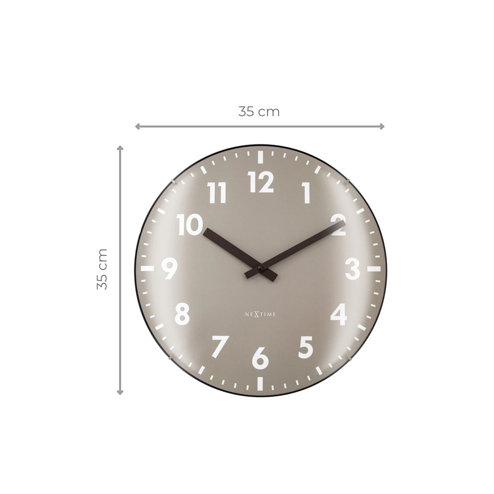 Duomo Wall Clock 35cm - Khaki