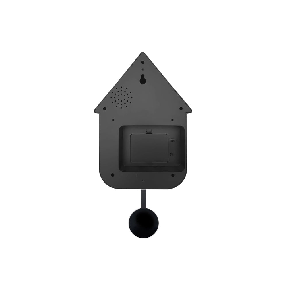 Twitter Cuckoo Wall Clock With Pendulum - Black