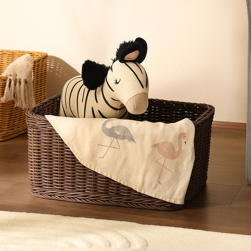 Nido Storage Basket Large - Dark Brown