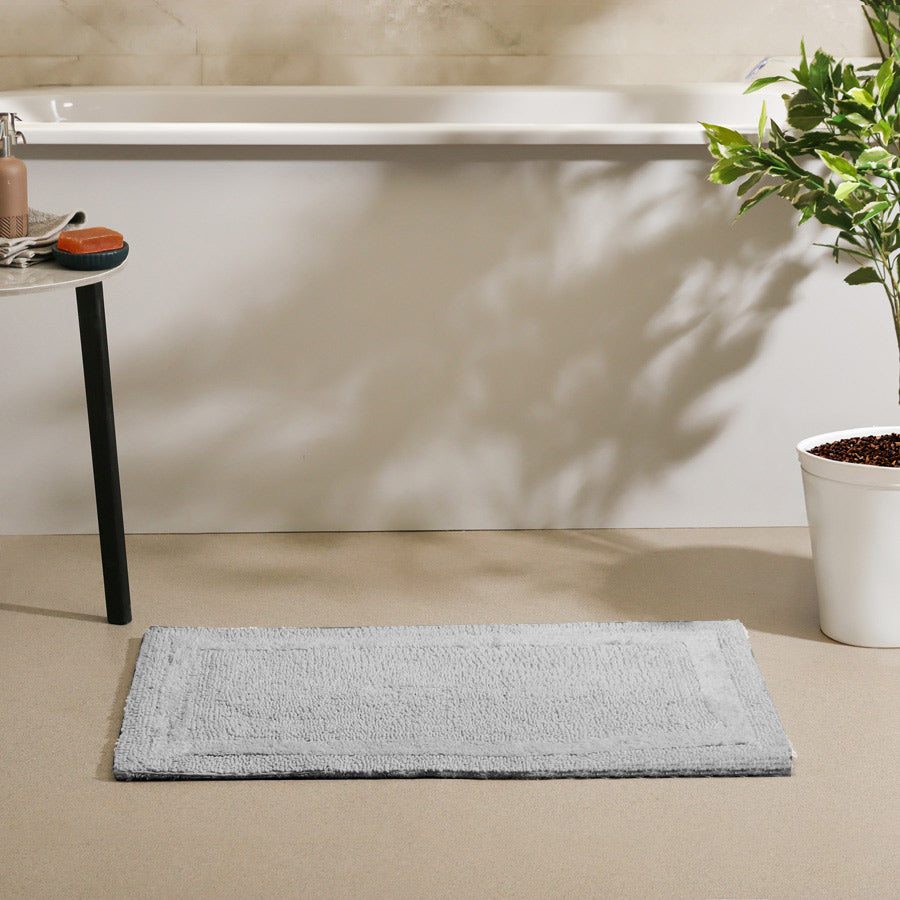 Noa Reversible Tufted Bathmat - Grey