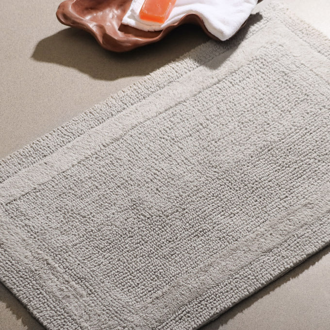 Noa Reversible Tufted Bathmat - Grey